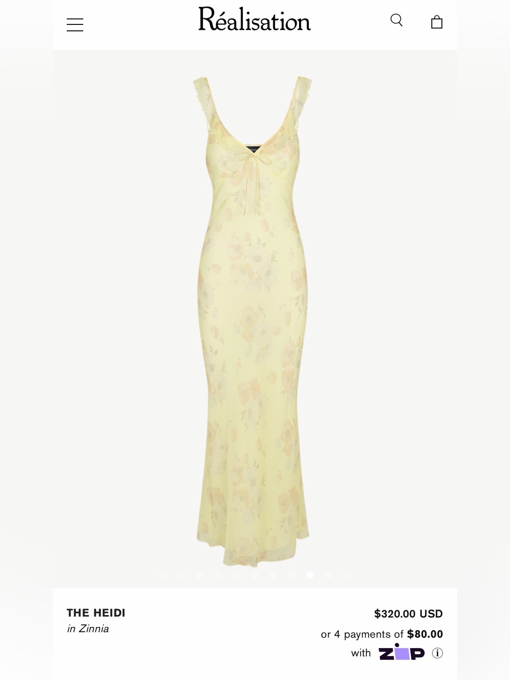 The Heidi In Zinnia Realisation Par Slip Dress